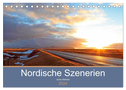 Nordische Szenerien (Tischkalender 2024 DIN A5 quer), CALVENDO Monatskalender