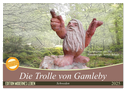 Die Trolle von Gamleby - Schweden - Skulpturen von Jan Pol (Wandkalender 2025 DIN A2 quer), CALVENDO Monatskalender