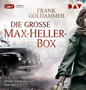 Goldammer, Frank. Die große Max-Heller-Box - Ungekürzte Lesungen der Fälle 1 bis 5 mit Heikko Deutschmann. Audio Verlag Der GmbH, 2021.