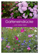 Garteneindrücke (Wandkalender 2025 DIN A2 hoch), CALVENDO Monatskalender