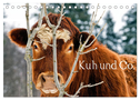 Kuh und Co. (Tischkalender 2025 DIN A5 quer), CALVENDO Monatskalender