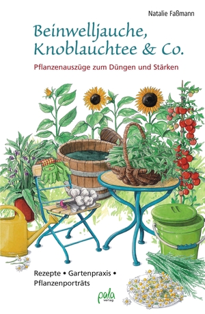 Faßmann, Natalie. Beinwelljauche, Knoblauchtee & Co. - Pflanzenauszüge zum Düngen und Stärken - Rezepte, Gartenpraxis, Pflanzenporträts. Pala- Verlag GmbH, 2013.