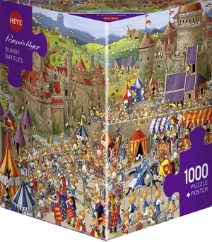 Ruyer, Francois. Bunny Battles - 1000 Teile. Heye Puzzle, 2020.