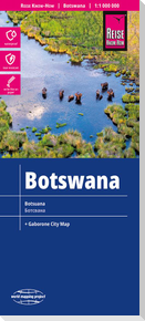 Reise Know-How Landkarte Botswana 1 : 1.000.000