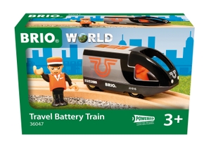 BRIO World - 36047 Orange-schwarzer Reisezug | Batteriebetriebener Spielzeugzug für Kinder ab 3 Jahren. Ravensburger Spieleverlag, 2023.