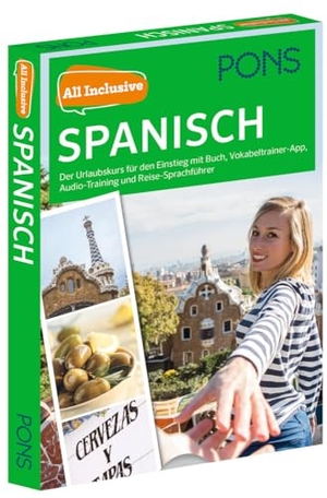 PONS All inclusive Spanisch - Der Urlaubskurs für den Einstieg mit Buch, Vokabeltrainer-App, Audio-Training und Reise-Sprachführer. Pons Langenscheidt GmbH, 2024.