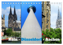 Köln, Düsseldorf, Aachen (Tischkalender 2024 DIN A5 quer), CALVENDO Monatskalender