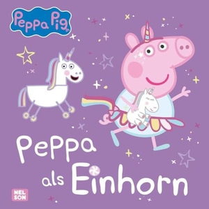 Peppa Wutz Bilderbuch: Peppa als Einhorn - Mit Glitzerfolie auf dem Cover | Für Kita-Kinder und Einhorn-Fans ab 3 Jahren. Nelson Verlag, 2024.