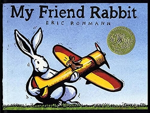 Rohmann, Eric. My Friend Rabbit. Roaring Brook Press, 2002.
