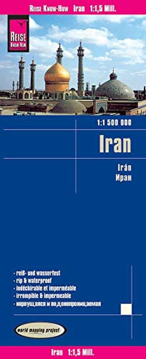 Peter Rump, Reise Know-How Verlag (Hrsg.). Reise Know-How Landkarte Iran 1 : 1.500.000 - reiß- und wasserfest (world mapping project). Reise Know-How Rump GmbH, 2020.