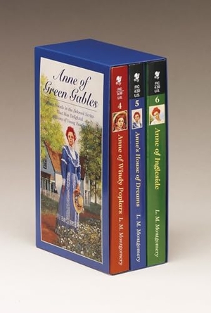 Montgomery, Lucy Maud. Anne of Green Gables, 3-Book Box Set, Volume II - Anne of Ingleside / Anne's House of Dreams / Anne of Windy Poplars. Random House LLC US, 1997.