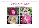 PFINGSTROSEN Rosen ohne Dornen (Wandkalender 2024 DIN A3 quer), CALVENDO Monatskalender