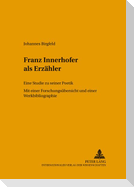 Franz Innerhofer als Erzähler