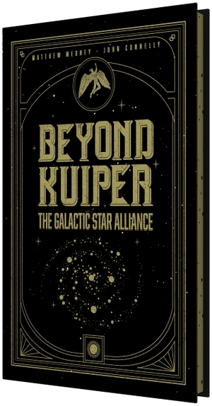 Connelly, John / Matthew Medney. Beyond Kuiper: The Galactic Star Alliance.. Gungnir Entertainment, 2026.