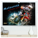 Motocross - extrem cool (hochwertiger Premium Wandkalender 2024 DIN A2 quer), Kunstdruck in Hochglanz