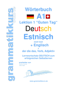 Wörterbuch Deutsch - Estnisch - Englisch  Niveau A1