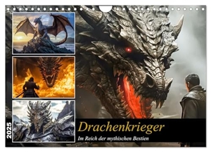 Melisch, Sven. Drachenkrieger (Wandkalender 2025 DIN A4 quer), CALVENDO Monatskalender - Im Reich der mythischen Bestien. Calvendo, 2024.