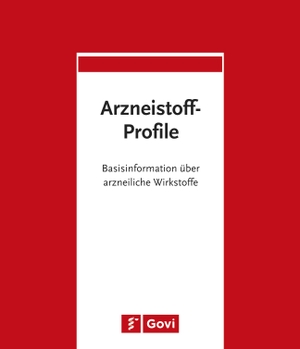 Lipp, Hans-Peter (Hrsg.). Arzneistoff-Profile - Basisinformation über arzneiliche Wirkstoffe. Govi Verlag, 2023.