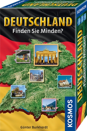 Burkhardt, Günter. Deutschland - Finden Sie Minden? - Mitbringspiel für 2 - 4 Spieler ab 10 Jahren. Franckh-Kosmos, 2018.