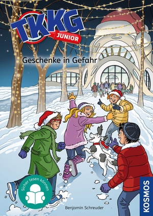 Schreuder, Benjamin. TKKG Junior, 8, Geschenke in Gefahr - Spannender Kinderkrimi ab 7 Jahren für Kinder, die sicher lesen können - actiongeladenes Adventsabenteuer in 24 Kapiteln zum Miträtseln. Franckh-Kosmos, 2026.