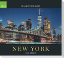 GEO New York 2025 - Wand-Kalender - Reise-Kalender - Poster-Kalender - 50x45