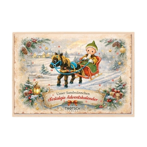 Trötsch Verlag GmbH & Co. KG (Hrsg.). Unser Sandmännchen Adventskalenderkarte Nostalgie - Weihnachtskalender zum Verschicken. Trötsch Verlag GmbH, 2026.