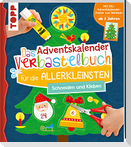 Das Adventskalender-Verbastelbuch für die Allerkleinsten. Schneiden und Kleben. Mit XXL-Poster
