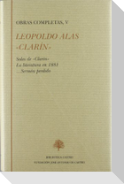 Solos de "Clarín" ; La literatura en 1881 ; --Sermón perdido