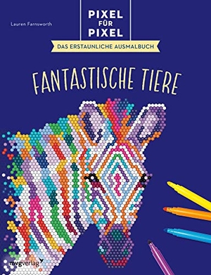 Farnsworth, Lauren. Pixel für Pixel - Das erstaunliche Ausmalbuch - Fantastische Tiere. MVG Moderne Vlgs. Ges., 2023.