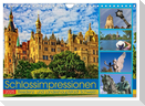 Schloss Impressionen - Residenz- und Landeshauptstadt Schwerin (Wandkalender 2025 DIN A4 quer), CALVENDO Monatskalender