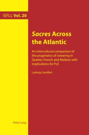 Camilleri, Ludwig. Sacres Across the Atlantic - An intercultural comparison of the pragmatics of swearing in Quebec French and Maltese with implications for FLE. Peter Lang, 2021.