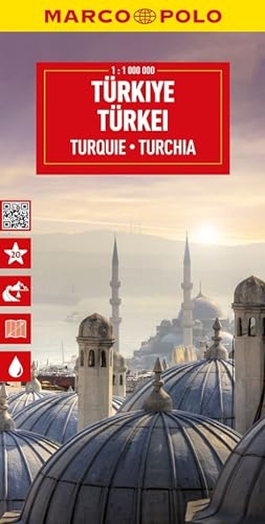 MARCO POLO Reisekarte Türkei 1:1 Mio.. Mairdumont, 2023.