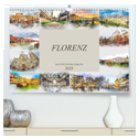 Florenz Hauptstadt der Toskana (hochwertiger Premium Wandkalender 2025 DIN A2 quer), Kunstdruck in Hochglanz