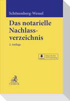 Das notarielle Nachlassverzeichnis
