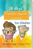 28 days Mental Health Journal For Children