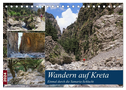 Wandern auf Kreta - Einmal durch die Samaria-Schlucht (Tischkalender 2024 DIN A5 quer), CALVENDO Monatskalender