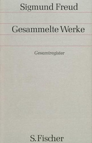 Freud, Sigmund. Gesamtregister der Bände 1-17. FISCHER, S., 2000.