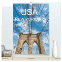 USA - New York City (hochwertiger Premium Wandkalender 2025 DIN A2 hoch), Kunstdruck in Hochglanz