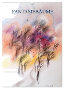 Fantasiebäume (Wandkalender 2024 DIN A2 hoch), CALVENDO Monatskalender
