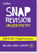 Aqa Unseen Poetry Anthology Revision Guide