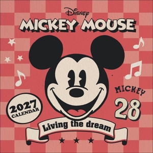 Mickey Classic Broschurkalender 2027 - Die Kult-Maus in einem Nostalgie-Kalender mit viel Platz für Organisatorisches. Disney-Kalender mit Monatskalendarium im Format 30,5 x 30,5 cm. Heye, 2026.