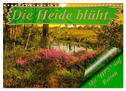 Die Heide blüht (Wandkalender 2024 DIN A4 quer), CALVENDO Monatskalender