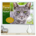 Tiere und feiner Humor (hochwertiger Premium Wandkalender 2024 DIN A2 quer), Kunstdruck in Hochglanz