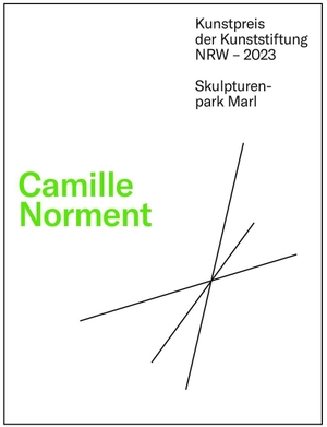 Norment, Camille. Kunstpreis der Kunststiftung NRW - Nam June Paik Award 2023 - Camille Norment. Strzelecki Books, 2023.