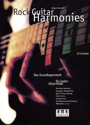 Kumlehn, Jürgen. Rock Guitar Harmonies. Mit CD - Das Grundlagenwerk für jeden Gitarristen. Alles über Intervalle, Arpeggien, Powerchords, Open Tunings, Voicings, Slash Chords, Transponieren, Standardakkordverbindungen, Akkordlicks u. v. m. Ama Verlag, 1992.