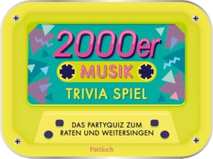 Rosenbusch, Ella. 2000er Musik Trivia Spiel - Das Partyquiz zum Raten und Weitersingen | Lustiges Quiz und Musik-Spiel mit Multiple Choice-Fragen und Next-Line-Challenge. Pattloch Geschenkbuch, 2026.