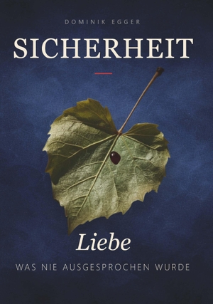 Egger, Dominik. SICHERHEIT- LIEBE WAS NIE AUSGESPROCHEN WURDE - Die Flucht zum anderen. Buchschmiede, 2026.