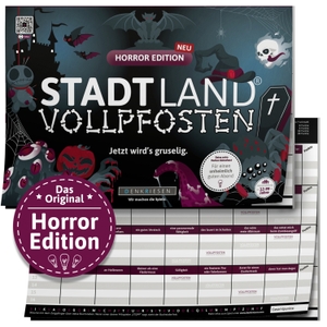 Görz, Denis / Ricardo Barreto. DENKRIESEN - STADT LAND VOLLPFOSTEN® - HORROR EDITION - "Jetzt wird's gruselig." - A4 - Jetzt wird's gruselig.. D&R DENKRIESEN GmbH, 2023.