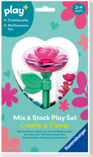 Play+ Blumen Steck- und Spiel-Set: Kleiner Blütenzauber rot - ab 2 Jahre