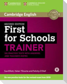 First for Schools Trainer Six Practice Tests with Answers and Teachers Notes with Audio
